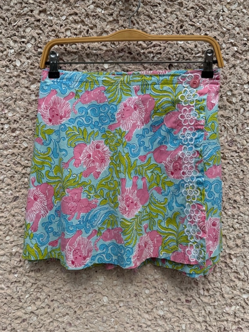Key West Paradise Tropical Print Skort